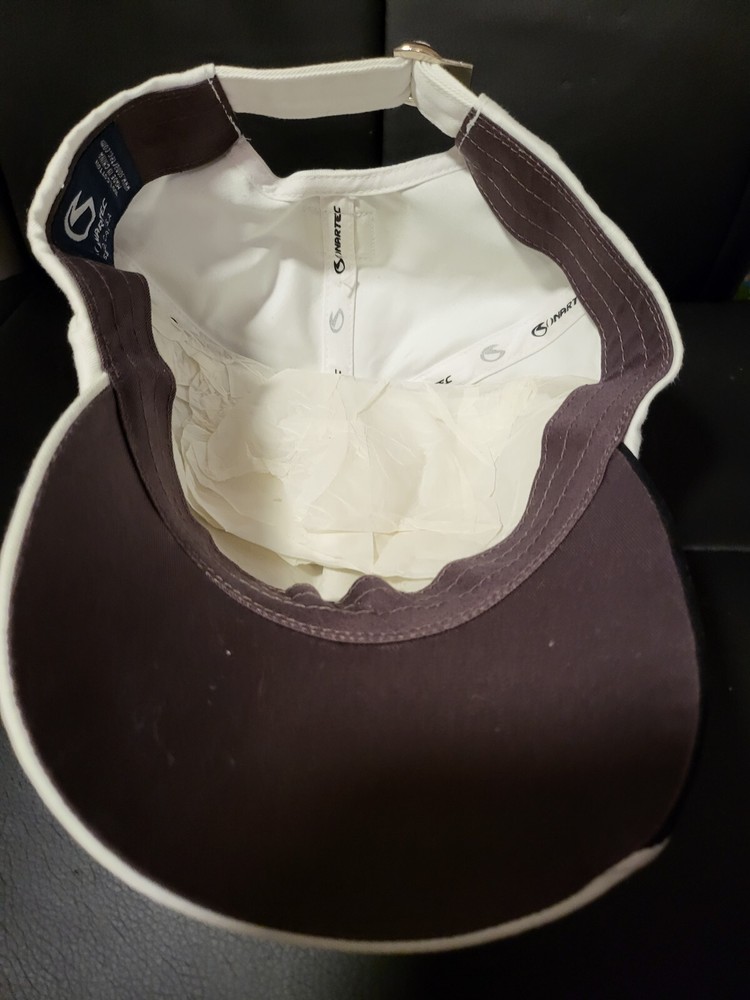 Conartec Golf Adjustable hat White/Black Embroidery