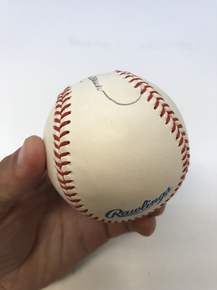 Andre Dawson Cubs Autographed Baseball JSA Authenticated