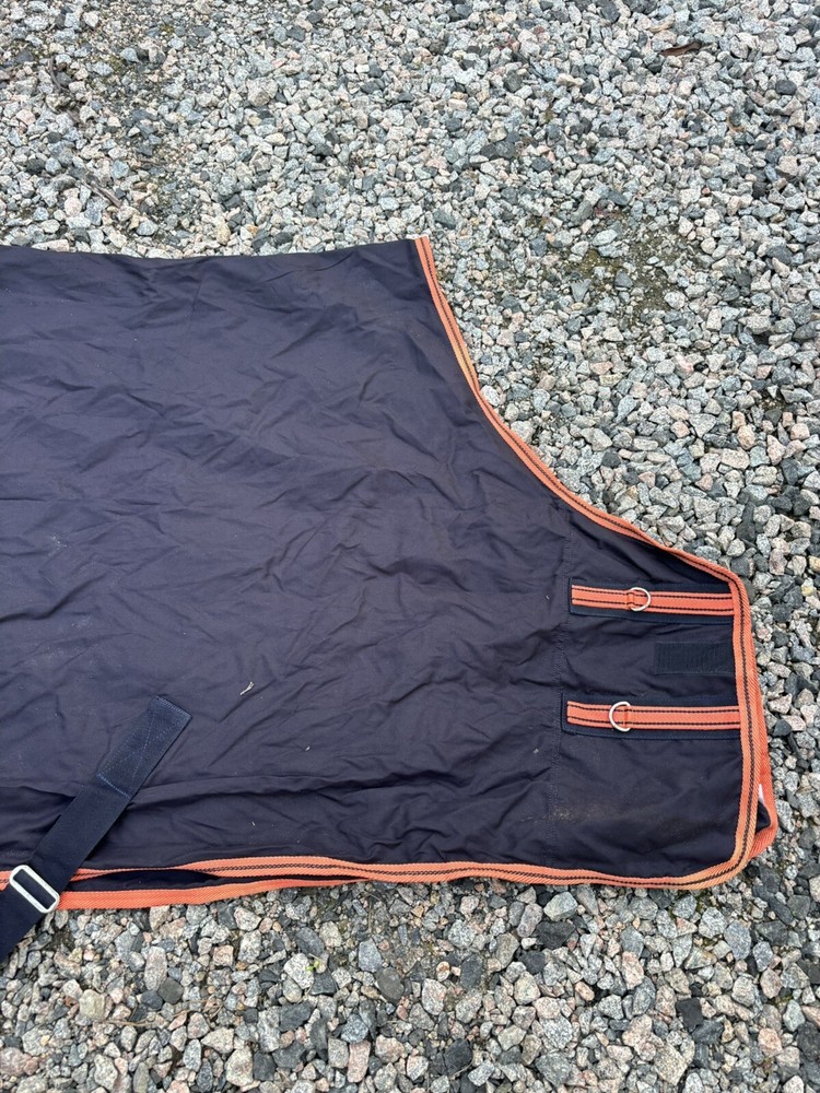 78” Loveson Stable Sheet - Navy/Orange