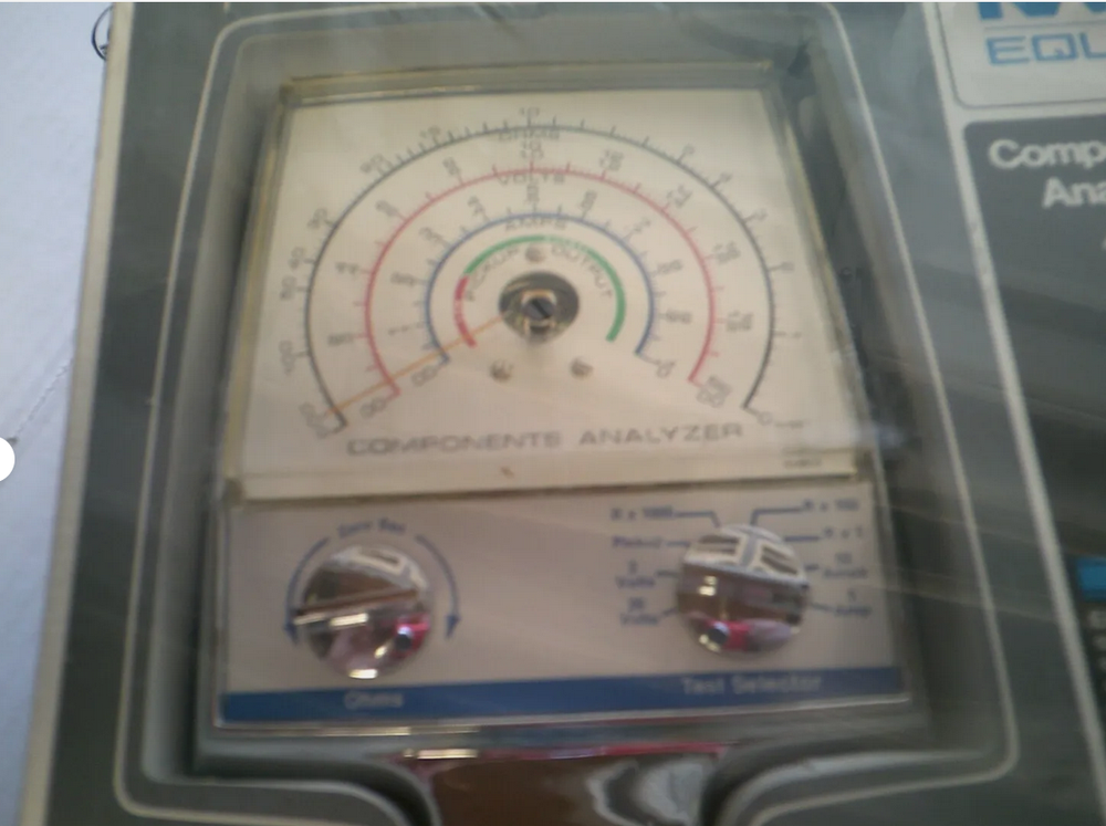 NOS KAL EQUIP Engine Analyzer w/Probes & Instructions Model #4083 ELECTRONIC