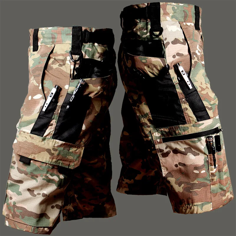 MEN'S Tactical Multi-pocket Five-point Short Pants Training Shorts Work Pants