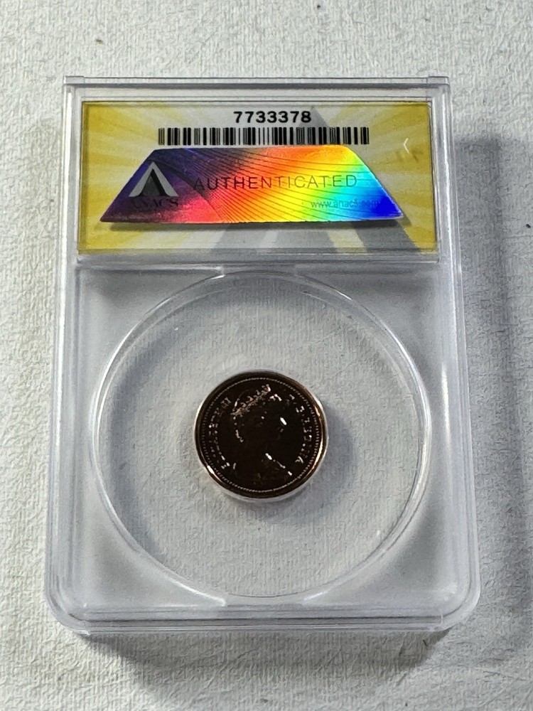 1986 Canada 1 Cent Proof Like Graded MS 67 by ANACS