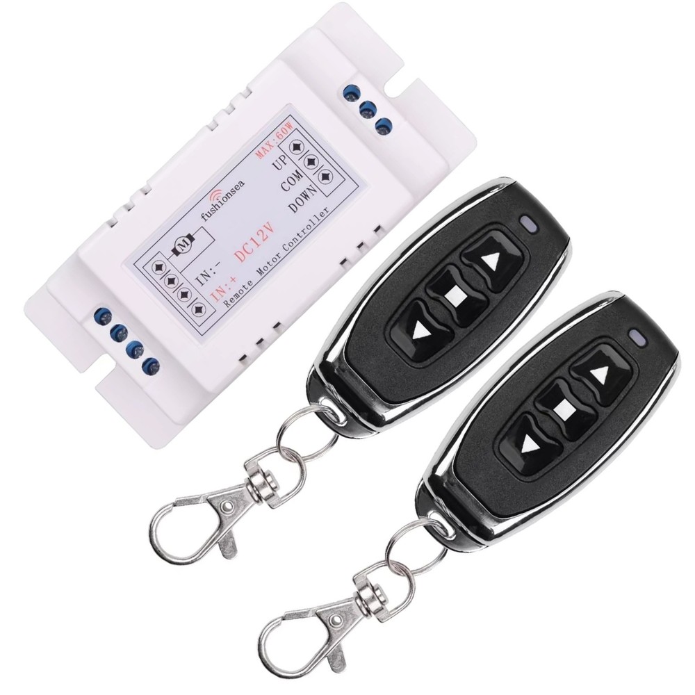 RF433MHz Motor Wireless Remote 12V Switch 2 Channel Universal Remote Control