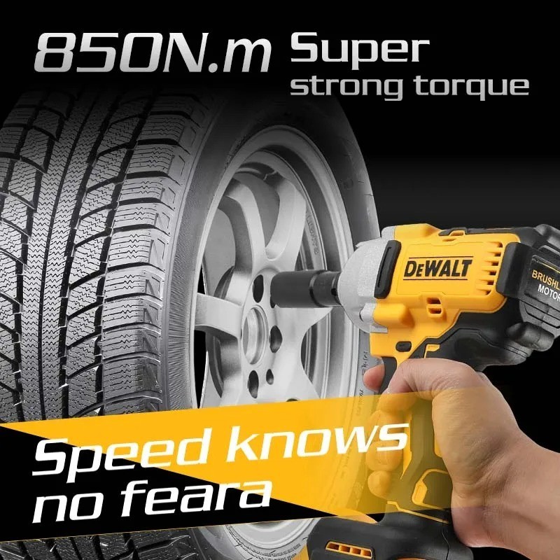 DeWALT DCF900 20V Brushless Impact Wrench 1/2" 1898Nm High Torque Cordless..