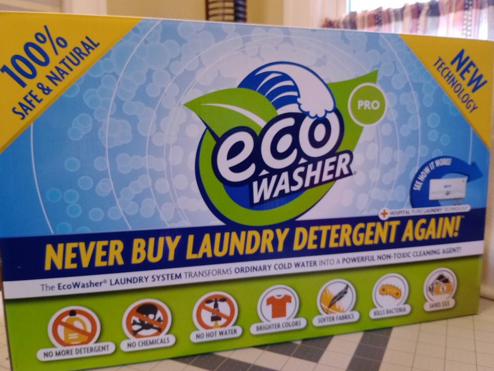 EcoWasher Pro Laundry Sanitizer Chemical-Free Laundry System