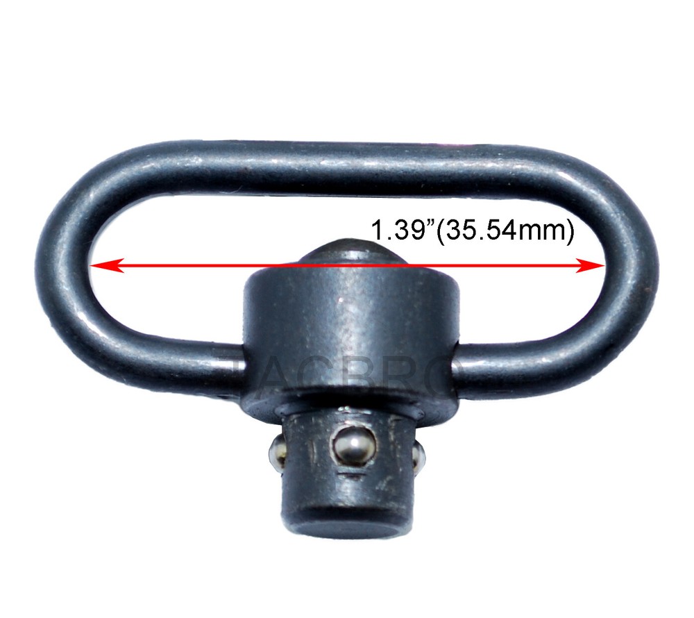 Heavy Duty Flush Push Button Quick Detach QD Sling Swivel Mount 2 Set