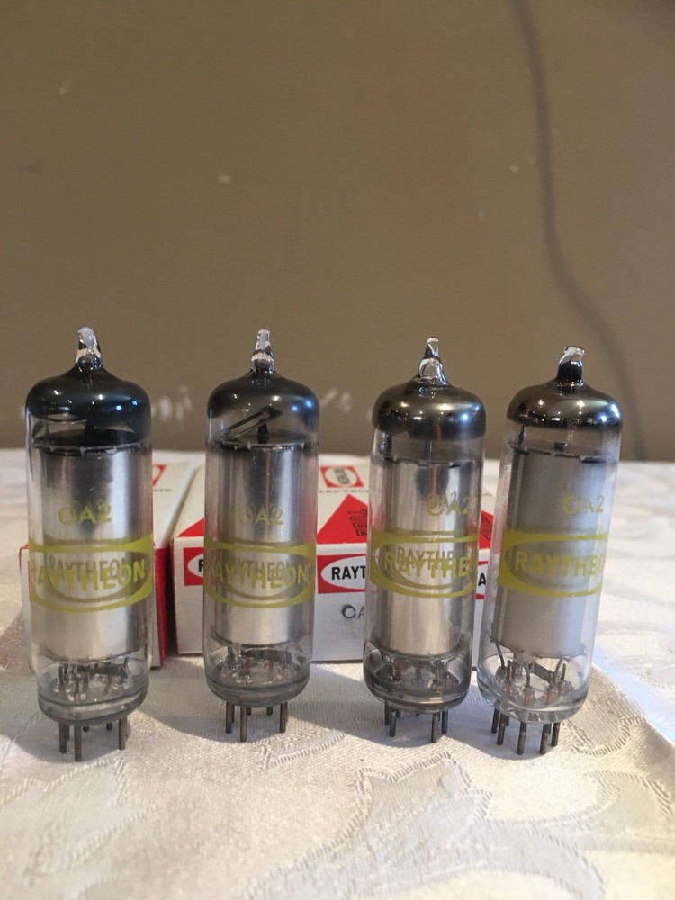RAYTHEON 0A2 TUBES ** NOS **
