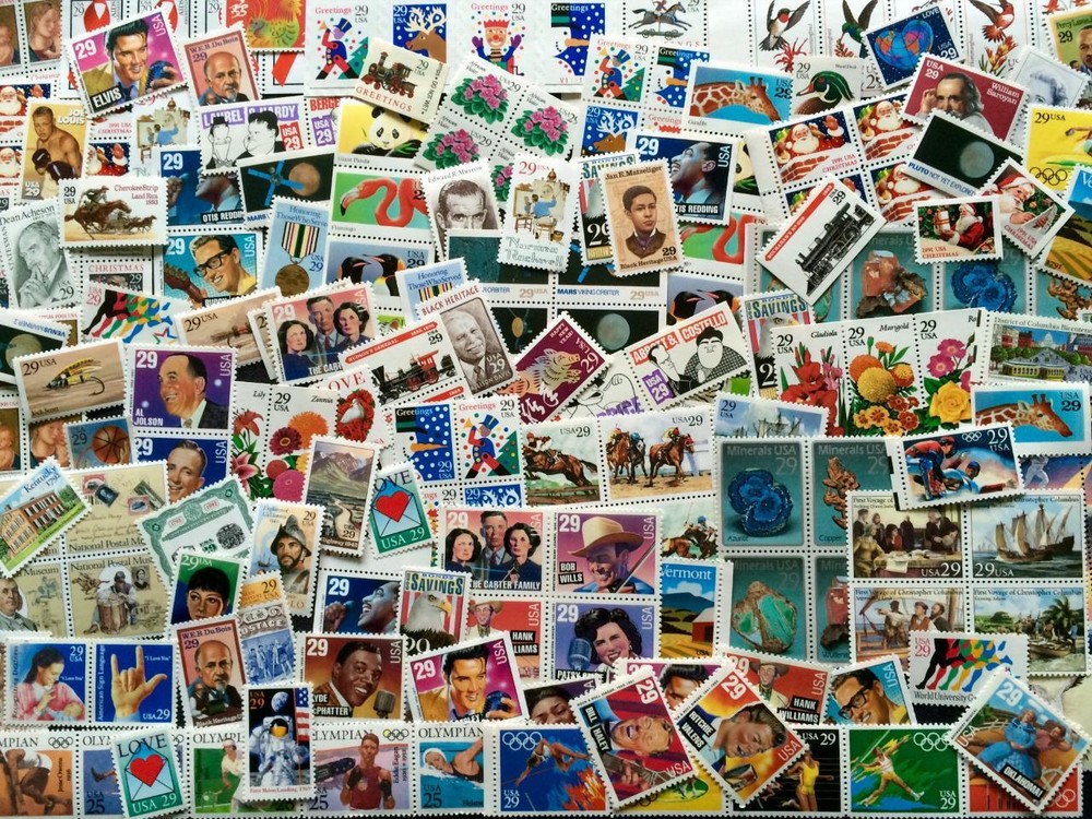 FIRST CLASS MAIL DISCOUNT POSTAGE - SEND 200 LETTERS 4 STAMP COMBOS BELOW FACE
