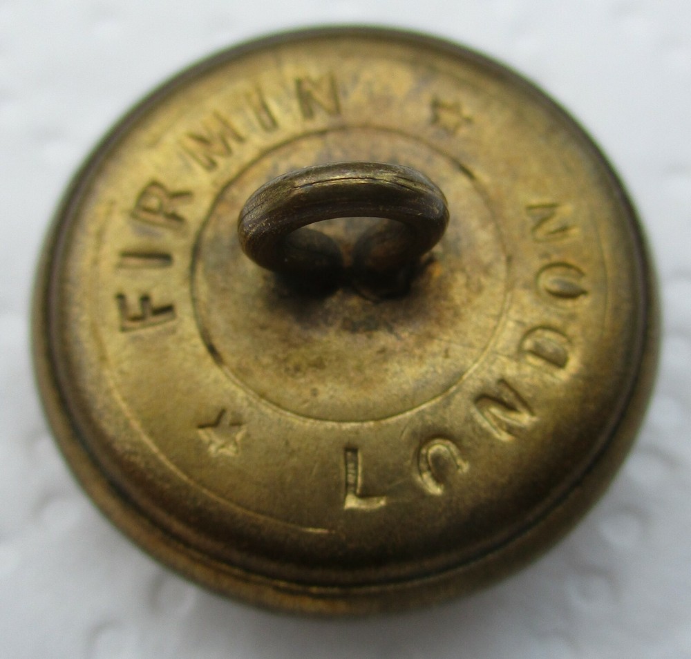 British:"ROYAL MARINES OFFICER'S BRASS BUTTON" (24mm, WW1-WW2 Period, Pitt & Co)