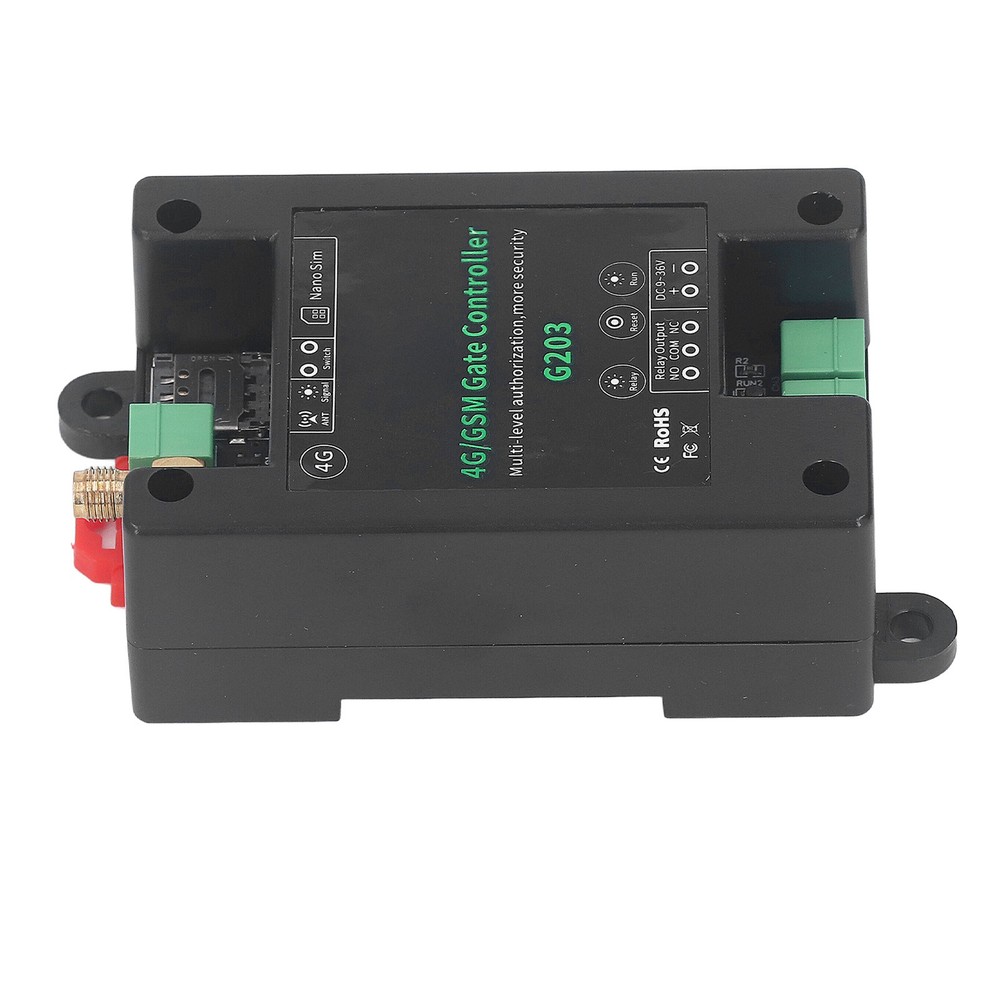 G203 GSM Gate Opener 3G 4G Door Access Remote Controller Support Remote DC9V‑36V