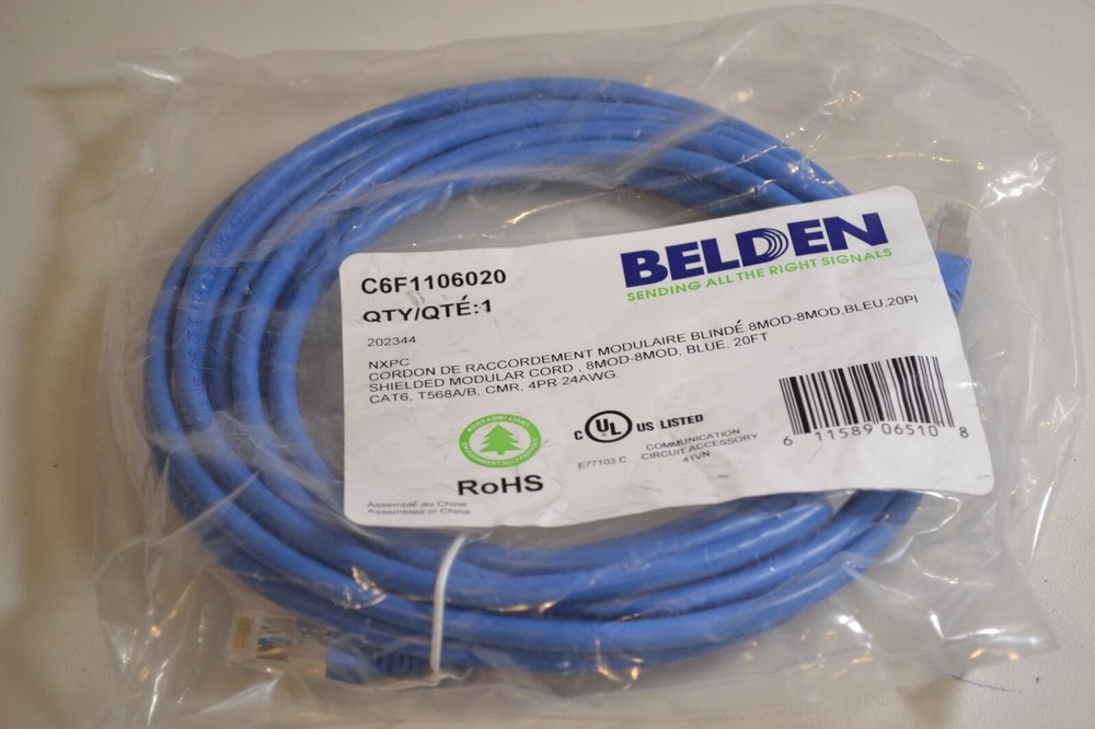 BELDEN C6F1106020 CAT6