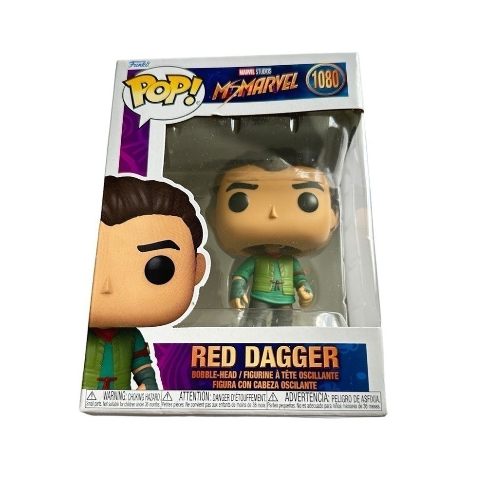 Funko Pop Ms Marvel Red Dagger Bobble Head 1080 NIB