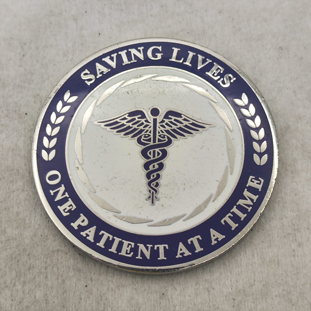 Saving Lives One Patient At A Time Challenge Coin
