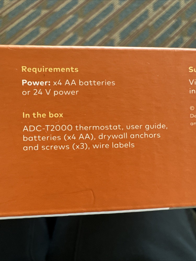 NEW ALARM.COM ADC-T2000 Smart Thermostat