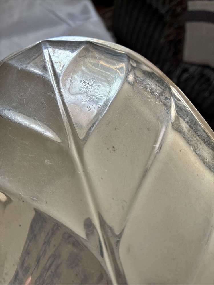 Vintage International Silver Company Leaf Shaped Dish No. 8151 - Silver Plated