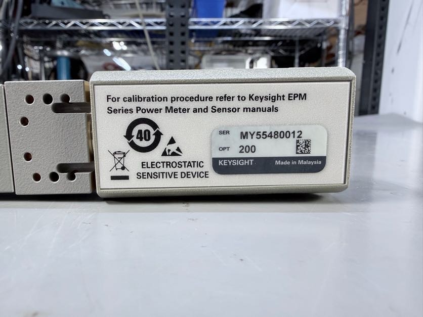 Keysight E8486A -200 Waveguide Power Sensor 60-90 GHz, -60dBm to +20dBm OPT 200