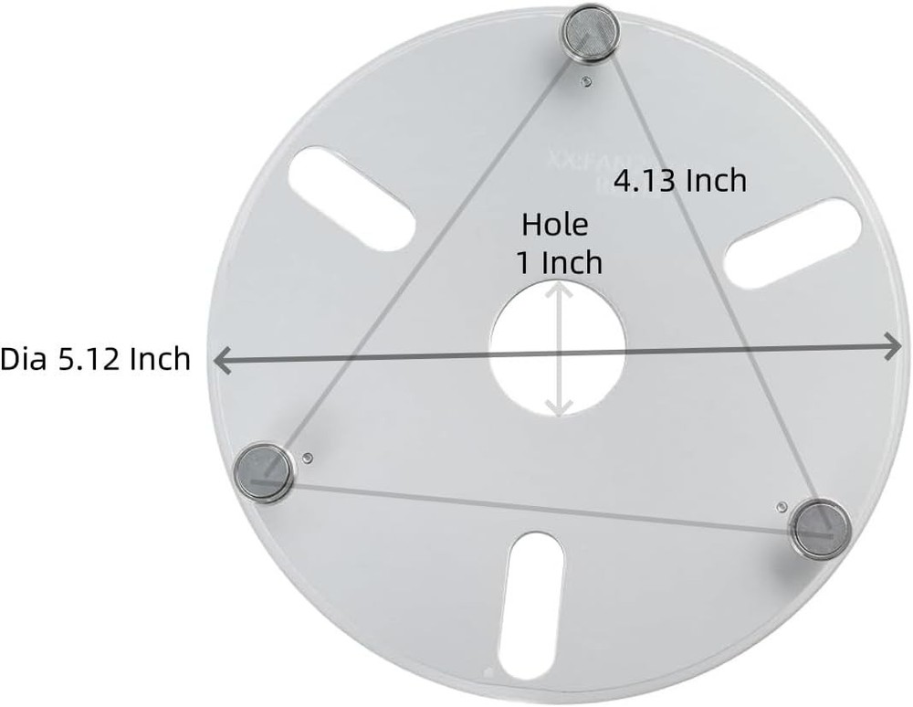 5.12" LED Ceiling Fan Light Retrofit Kit, Color adjustable