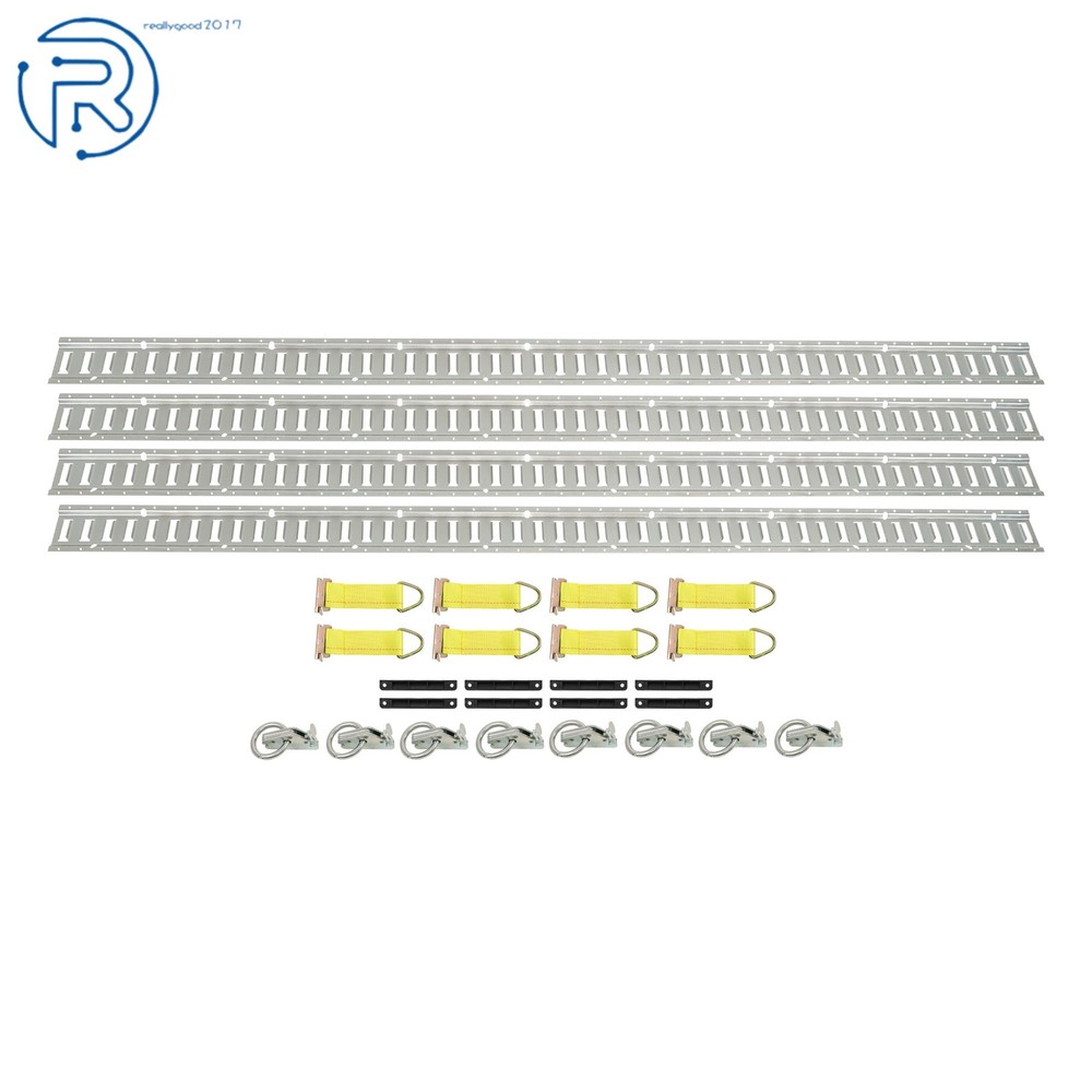 High Quality For Van Truck 28 Pack 8' E Track Tie Down Rail System Multi Purpose