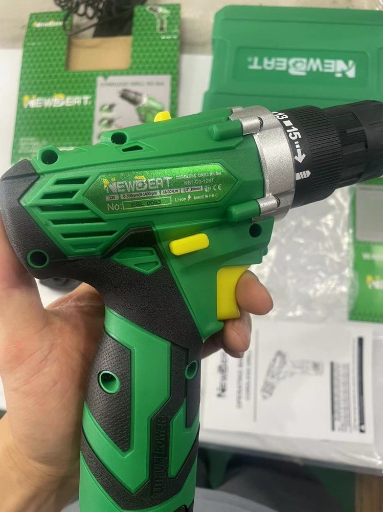 12V Electric Drill Set Flexible Shaft S2 Bit Home DIY Variable Speed Compact