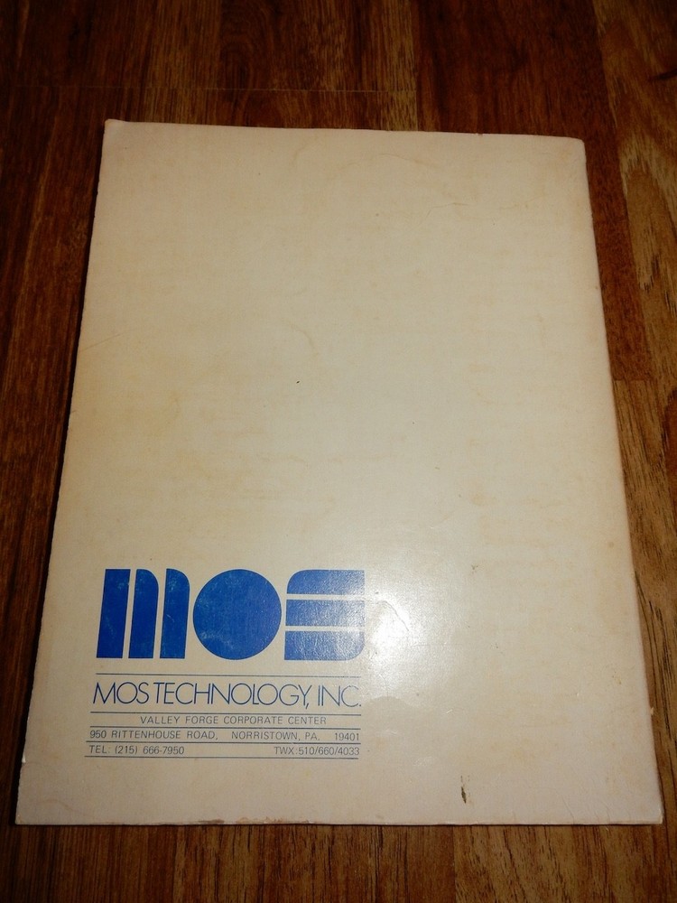 Vintage MOS Microcomputer Programming Paperback Manual VTG 1976 MCS6500
