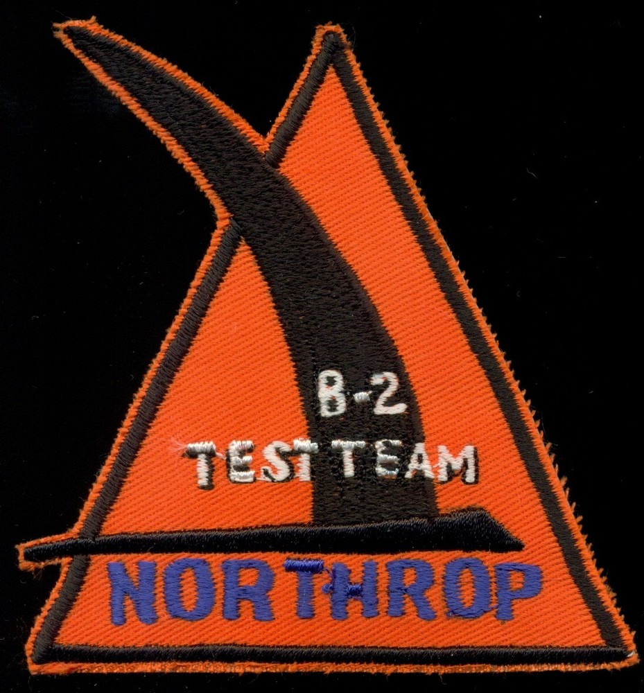 USAF B-2 Test Team Northrop Patch S-12
