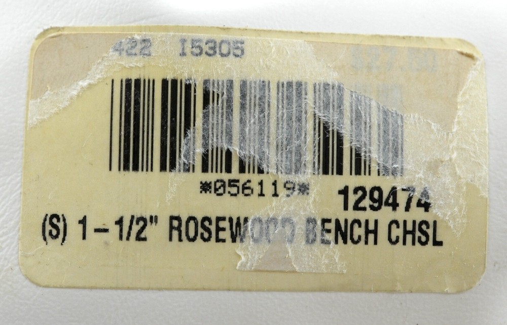 Crown 1 1/2" Rosewood Bench Chisel - NOS