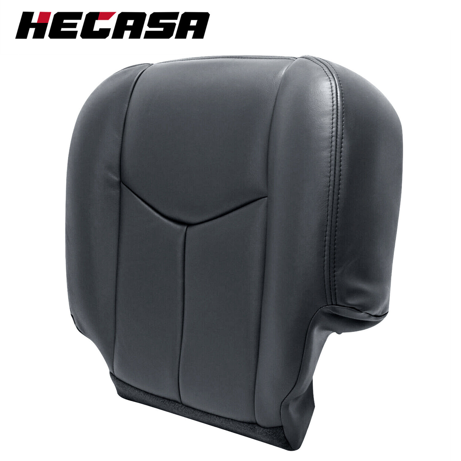 For 2003-2007 Chevy Silverado 1500 2500 HD Driver Bottom Seat Cover Dark Gray