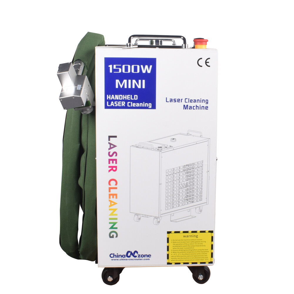 Handheld 1500W Fiber Laser Cleaning Machine Laser Remove Rust/Oil/Paint Cleaner