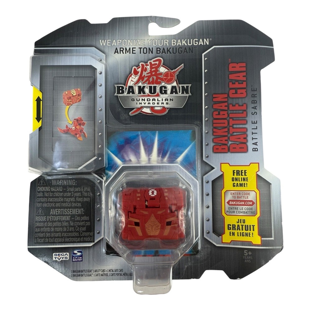 Bakugan Guardian Invaders (2010) Battle Sabre Gear Weaponize Toy