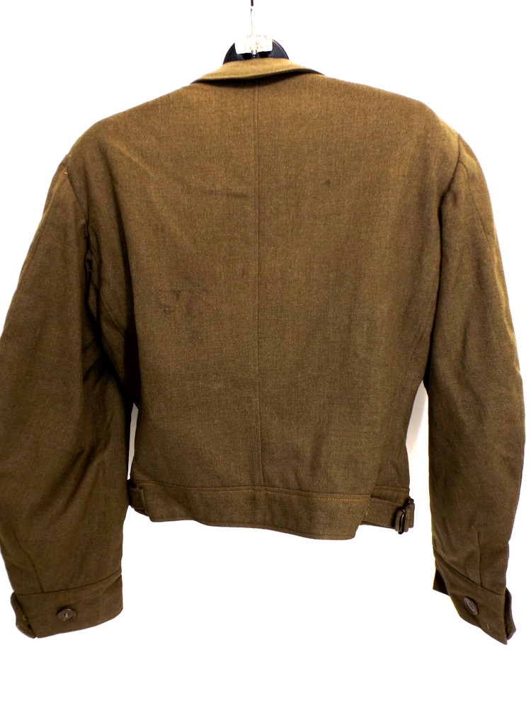 WWI & WWII Wool IKE Field Jacket - 44th Infantry & Red Diamond patch - Size 34 R