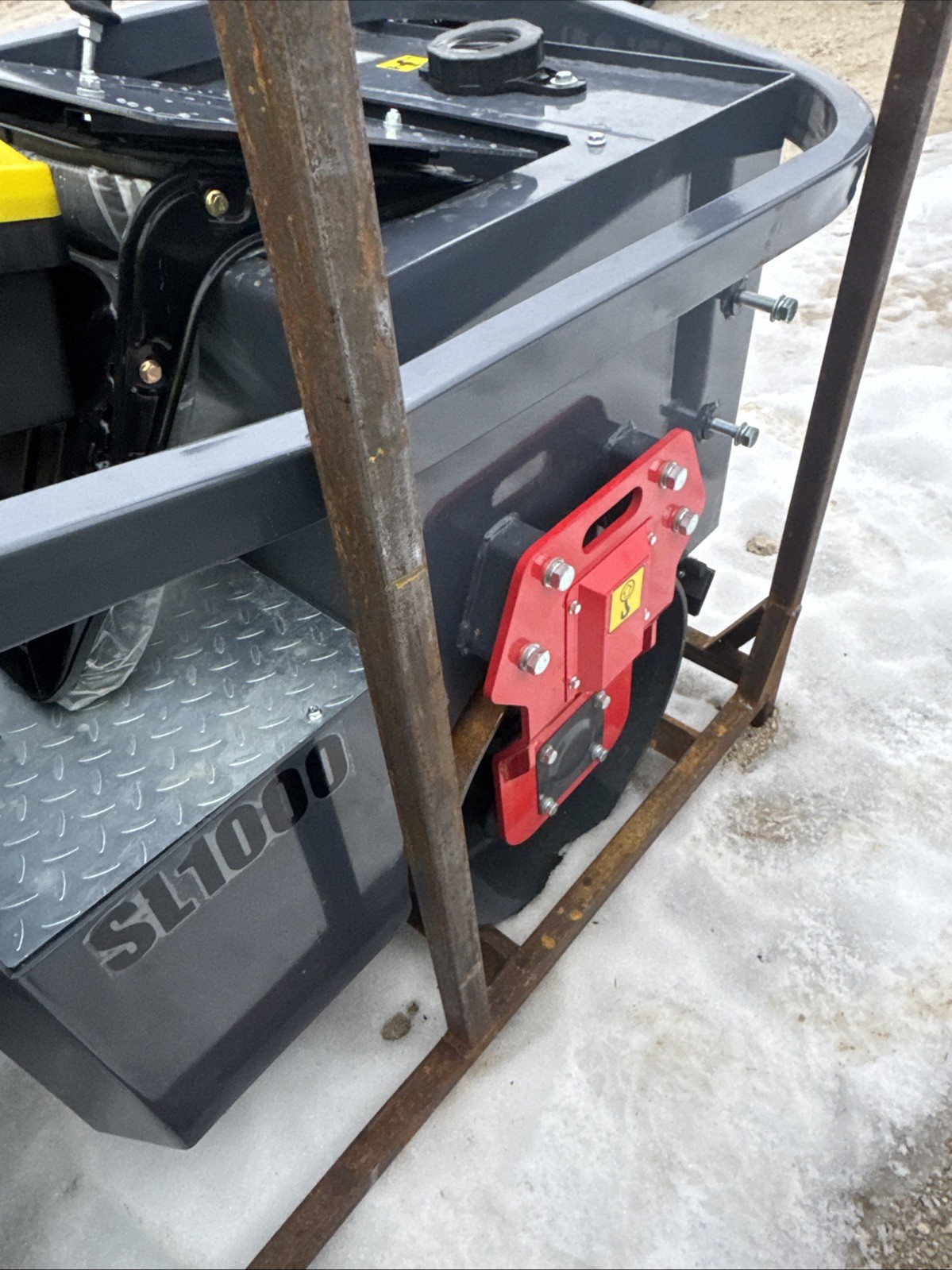 SDOL SL1000 Vibratory Roller Ride On Compactor Asphalt Smooth Drum 13 Hp Gas