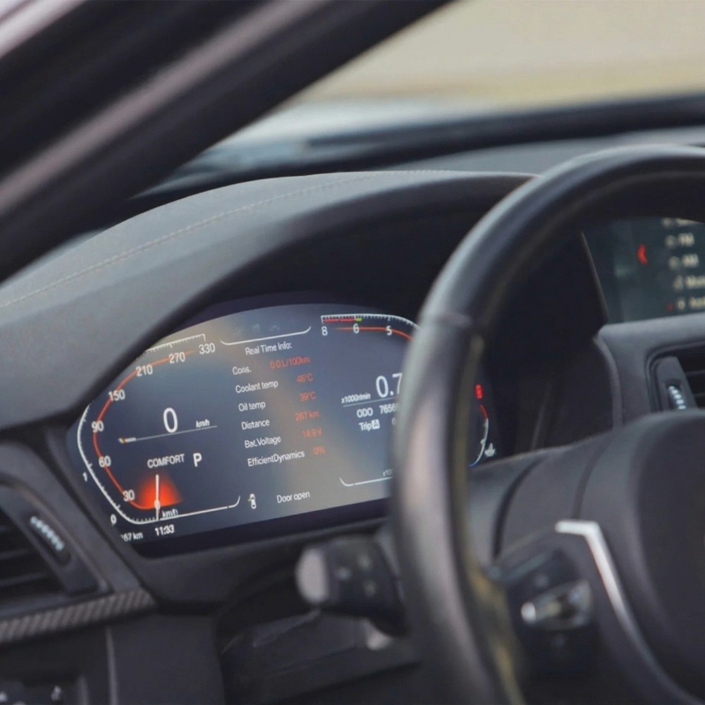 BMW E60 E61 E63 CarPlay Tacho Digital Dashboard Virtual Cockpit Cluster