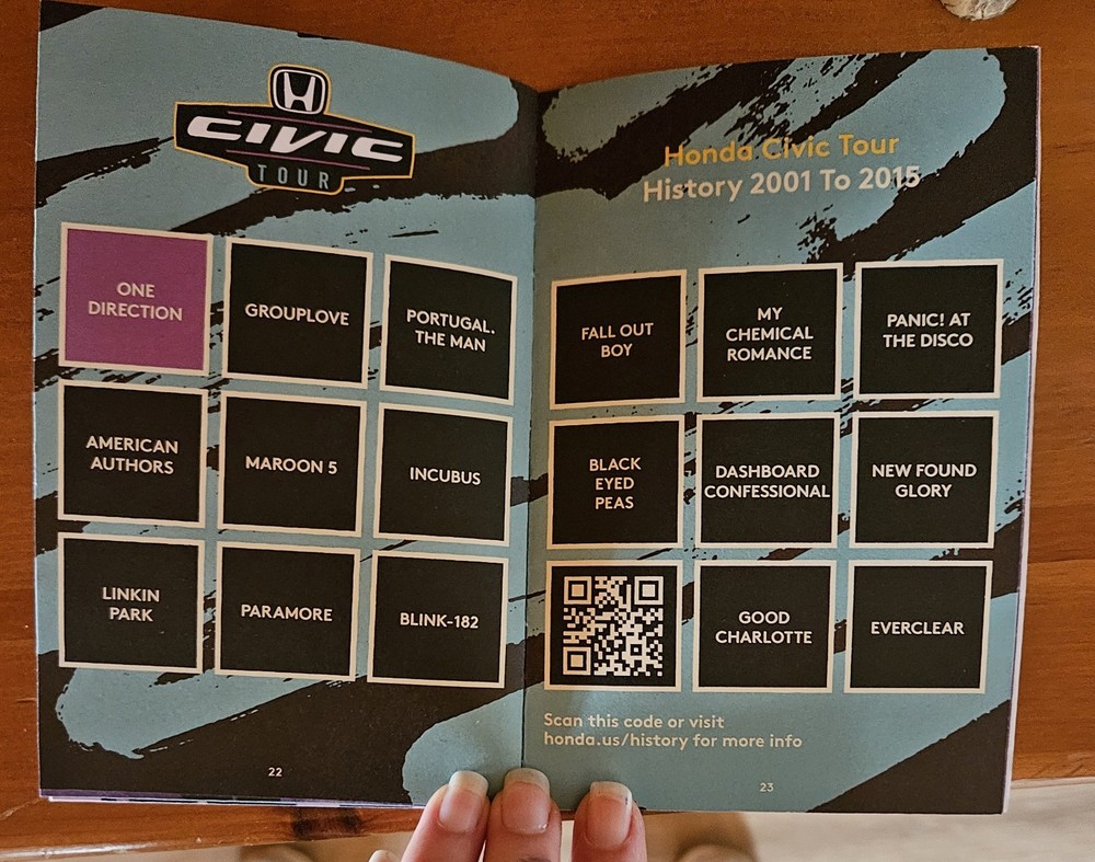 One Direction 2015 Tour Program Book On the Road Again