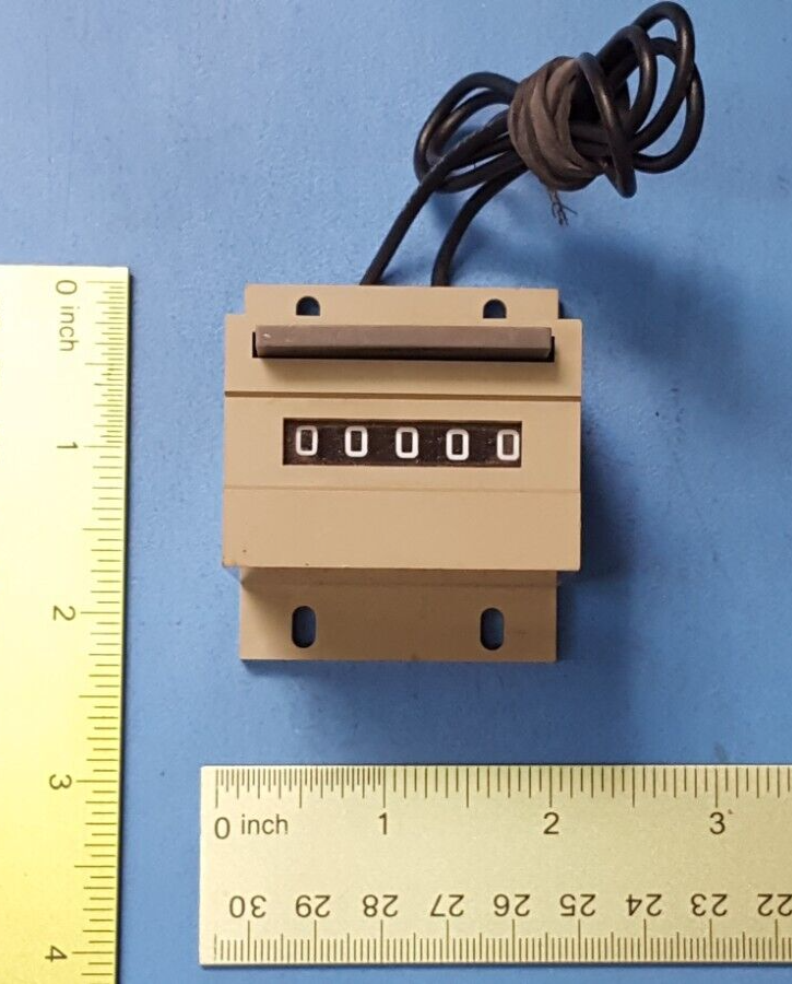 5 DIGIT COUNTER , 743895-016 , VEEDER-ROOT , 24VDC , WITH FRONT RESET