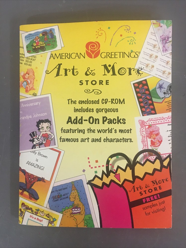 American Greetings Art & More Store Collection CD, PC-ROM, 1998