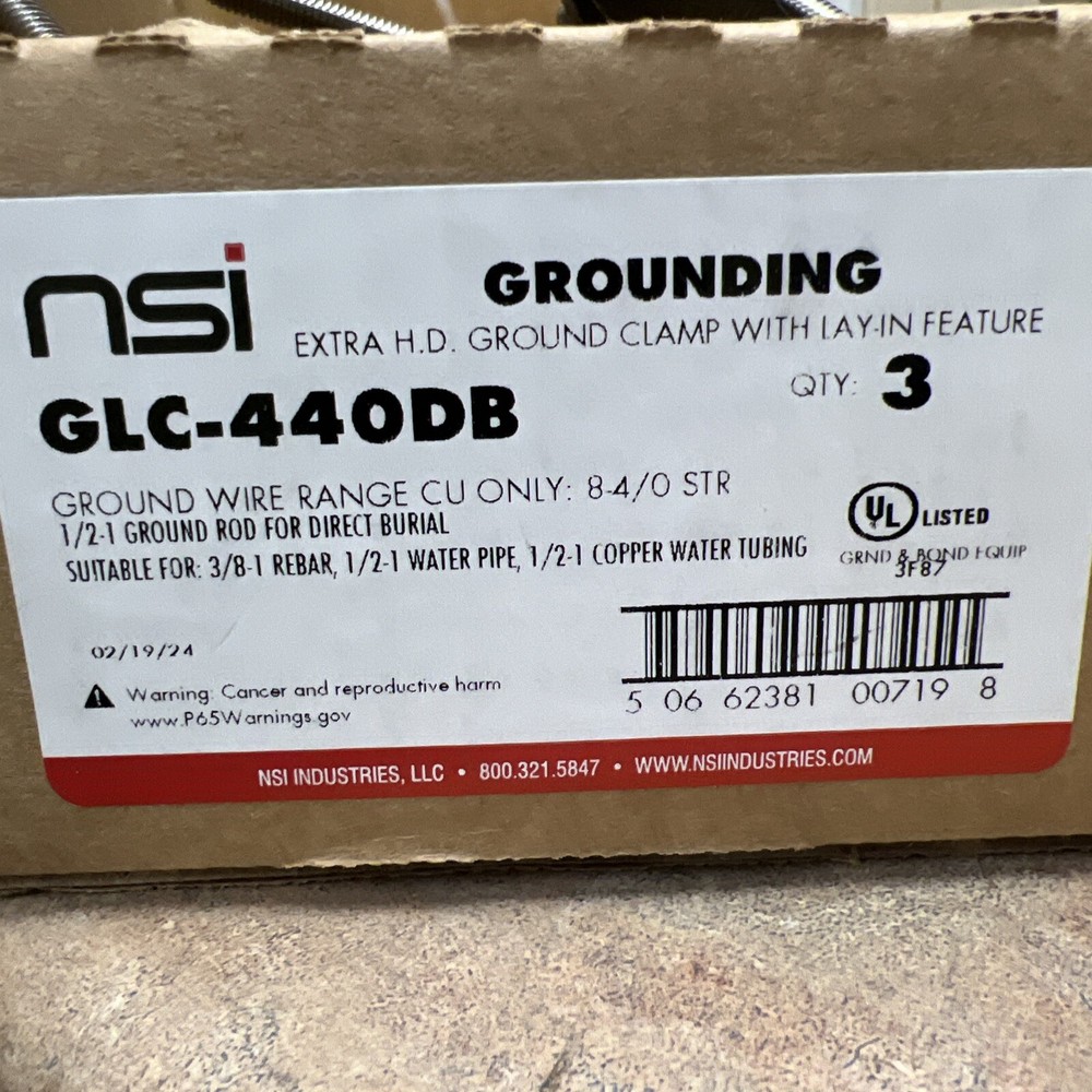 GLC-440DB - Extra HD Lay-in Ground Clamp