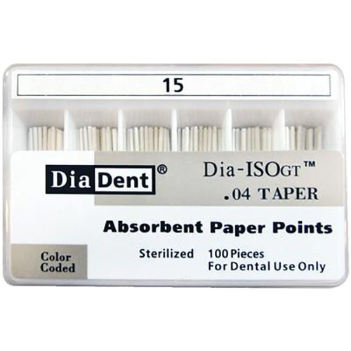 Diadent Paper Points .04 Taper #80 100/Bx