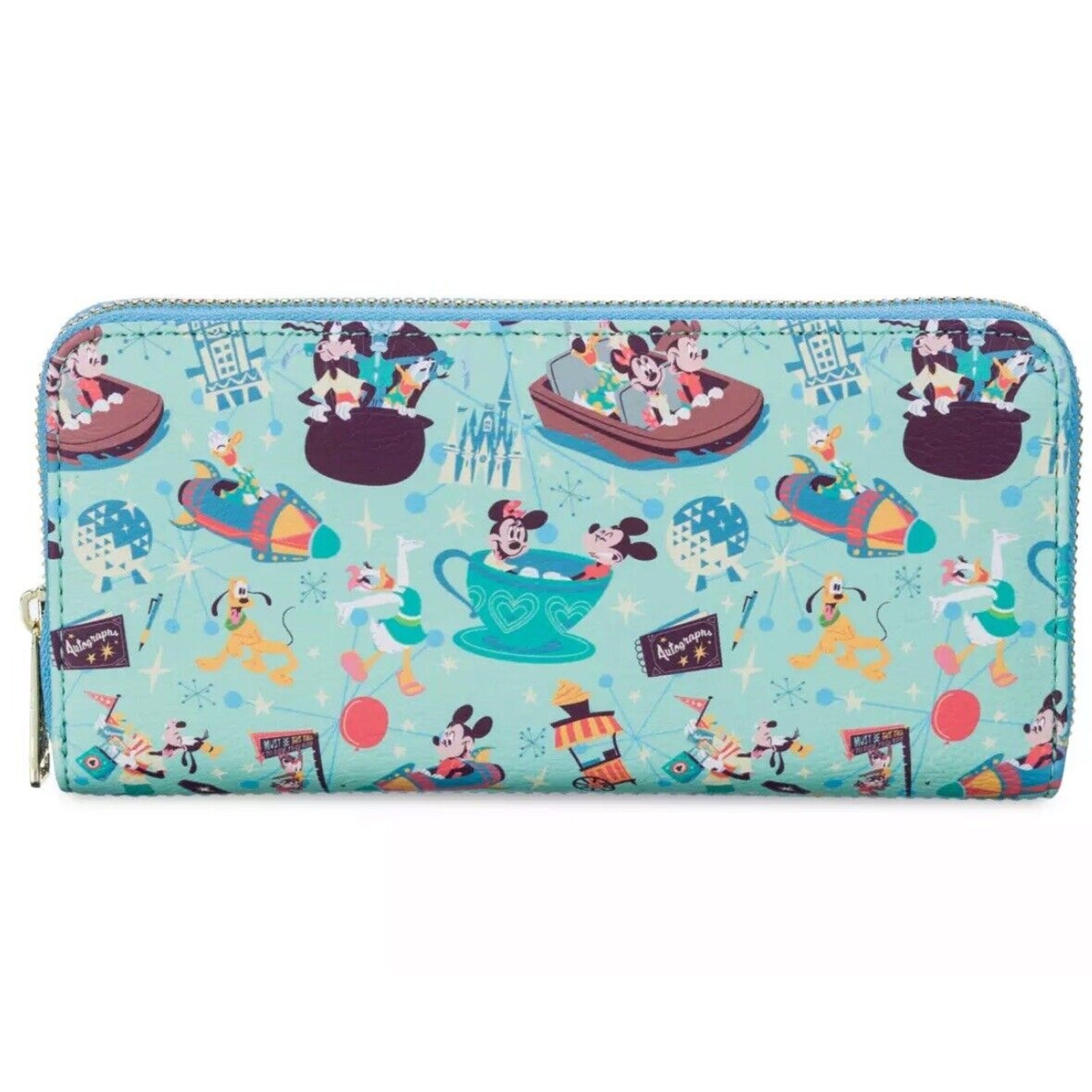 2023 Disney Parks Loungefly Mickey Mouse & Friends Play in the Park Wallet WDW