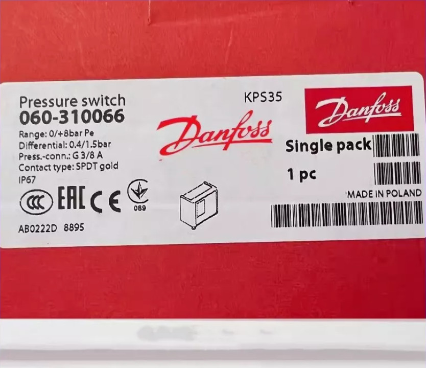 Danfoss KPS35 060-310066 heavy-duty pressure switch
