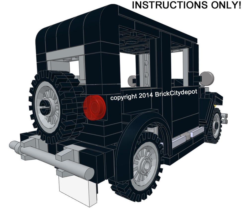 Custom Modular Building Instructions - Speakeasy Restaurant - Brick Toys