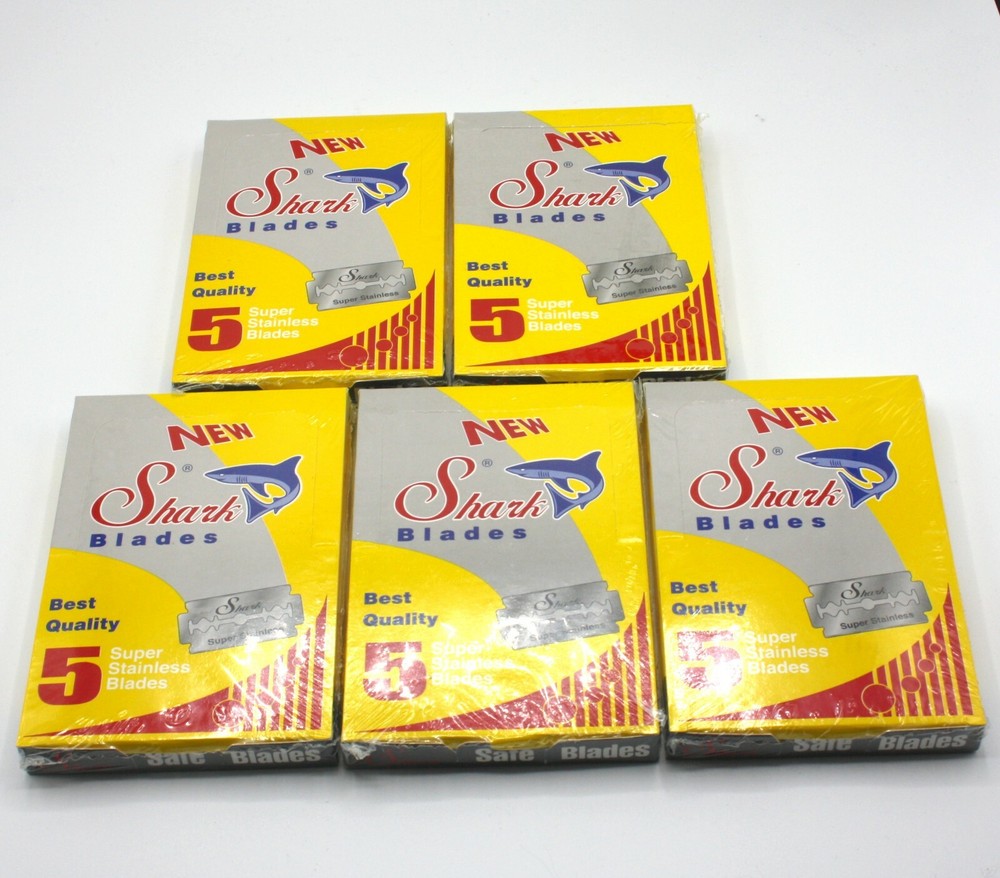 500 Shark Stainless Double Edge Razor Blades