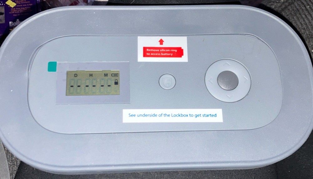 Mindsight Timed Lock Top Only| Bottom Box Missing | Grey |