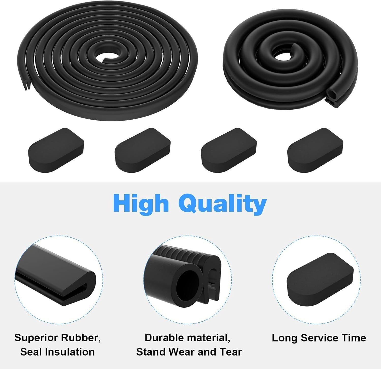 Replacement for Bilco Basement Door WeatherStrip Seal Bilco Door Seal Kit Rubber