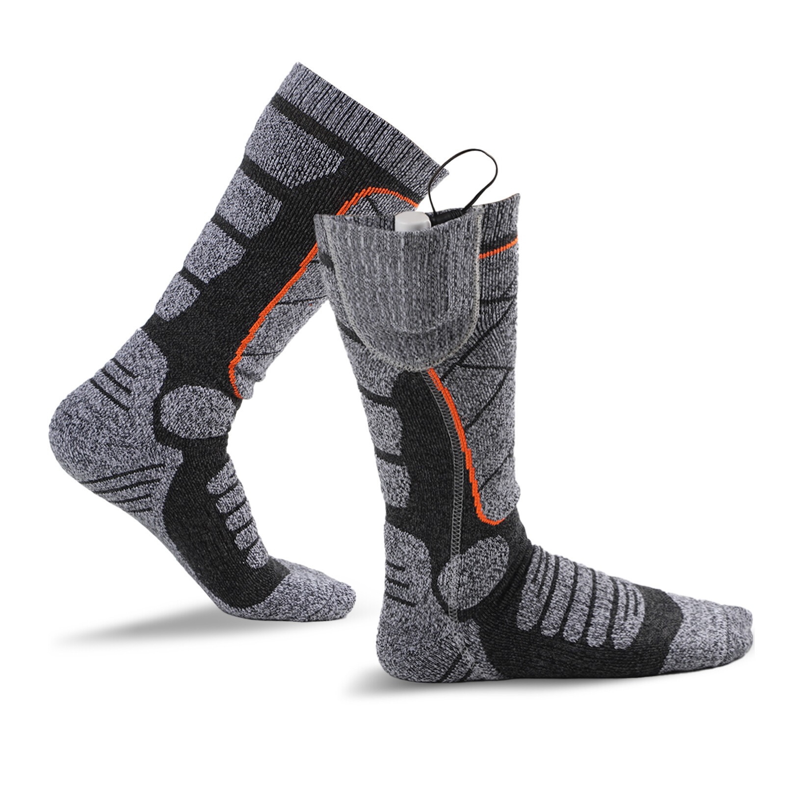 Electric Heated Socks Rechargeable Battery Men Women Winter Foot Warmer