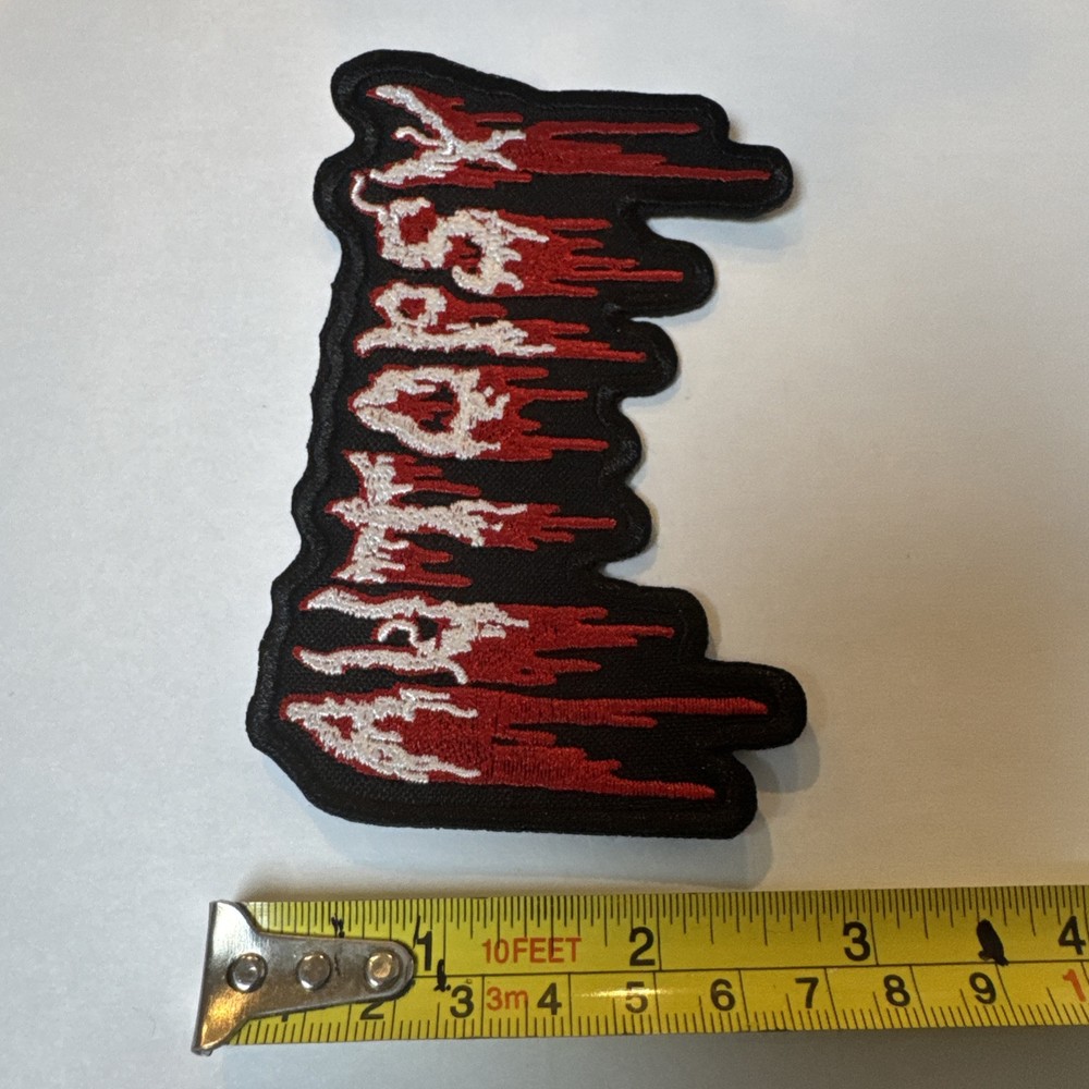 AUTOPSY LOGO SHAPED EMBROIDERED PATCH Death