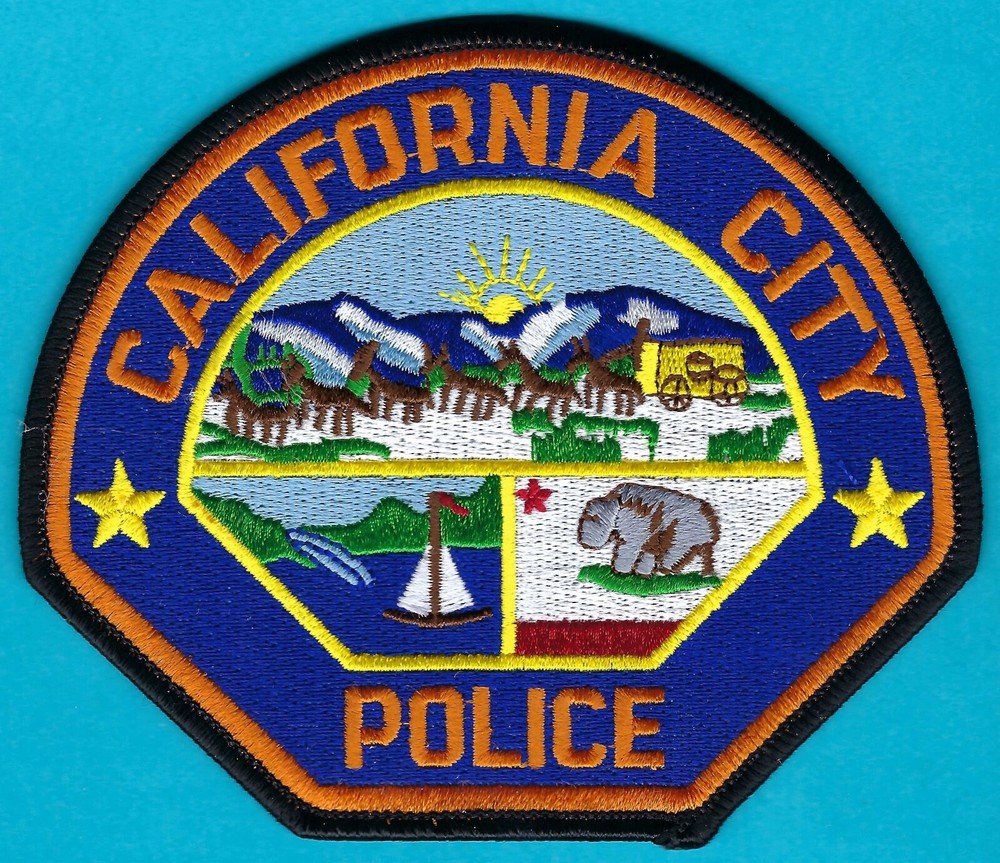 CALIFORNIA CITY POLICE SHOULDER PATCH