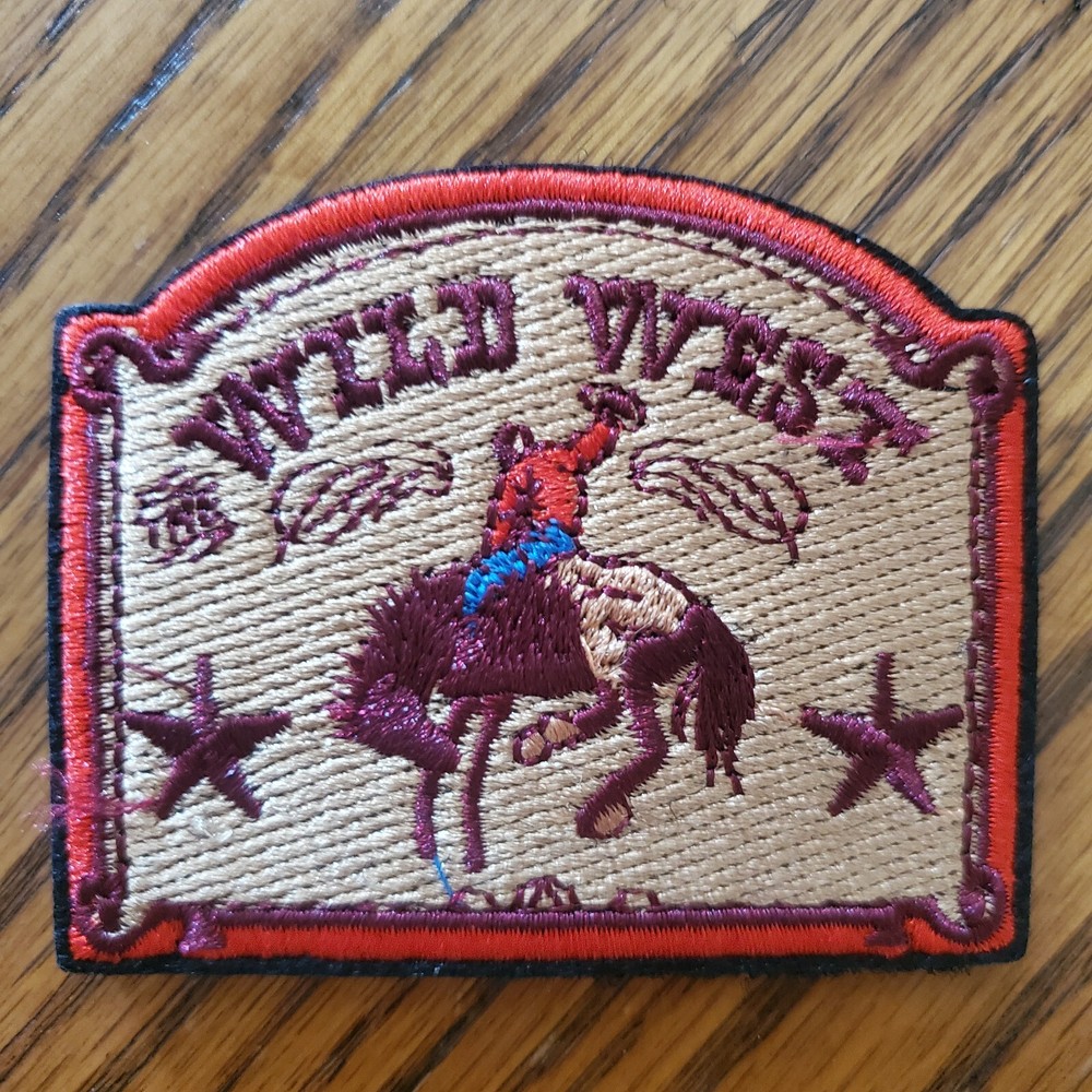 WILD WEST Fun Sarcastic Tactical Morale Patch Hook and Loop