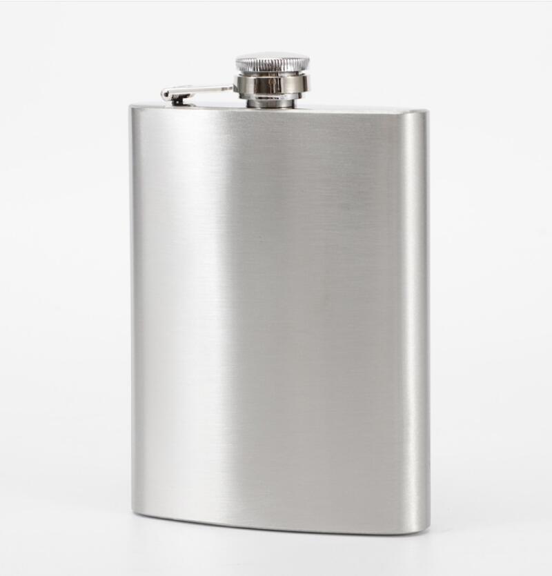 12oz Stainless Steel Whiskey Alcohol Pocket Flask with Portable Funnel 7''*3.7''
