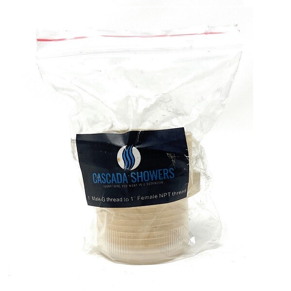 G Thread (Metric BSPP) Male to NPT Female Adapter - Lead-Free (1" x 1")