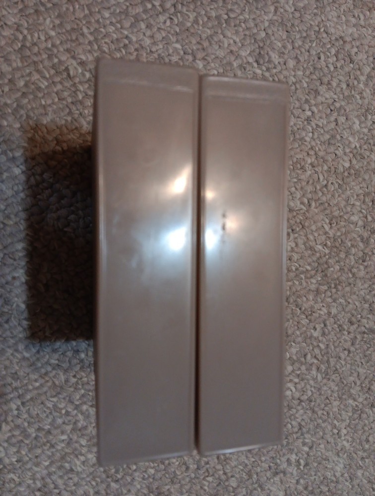 2X Computermate, Vintage 5.25" Floppy Disk Storage, Folding Container (Beige)